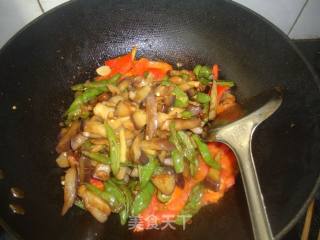Fried Eggplant Spicy recipe