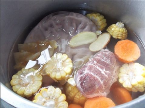 Fish Maw Pork Belly Corn Soup recipe