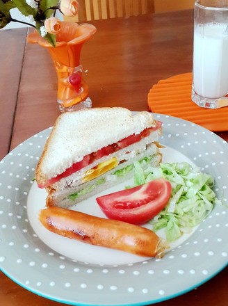 Simple Breakfast Sandwich recipe