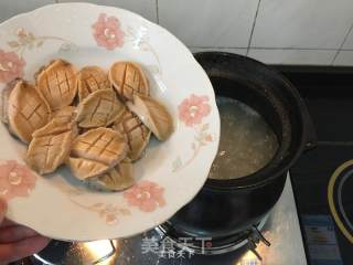 Chicken Soup Agaricus, Abalone and Shrimp Congee recipe