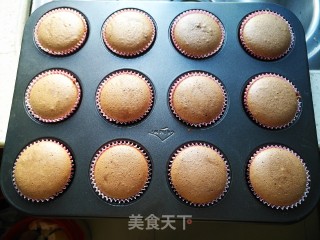Cocoa Chiffon Cupcakes that Do Not Defoam, Crack, and Collapse recipe