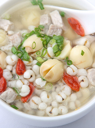 Lotus Seed and Barley Fitness Soup recipe