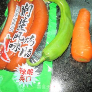 Stir-fried Carrot Sausage recipe
