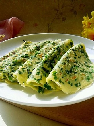 Leek Egg Pancake recipe