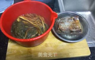 Dried Vegetables Steamed Fried Pork recipe