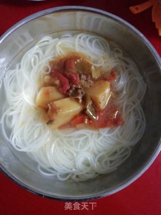 Xiaoman's Japanese Food "tomato Beef Noodle" recipe