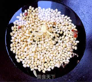 Potherb Mustard with Golden Beans recipe