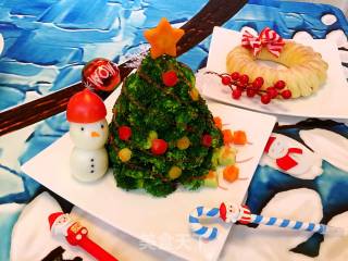 Christmas Tree Salad (broccoli Mashed Potatoes) recipe