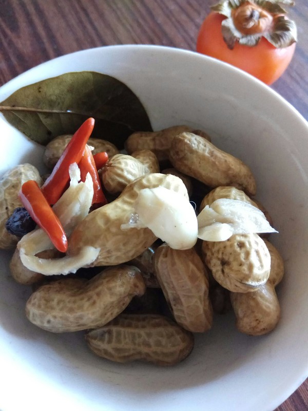 Garlic Peanuts recipe