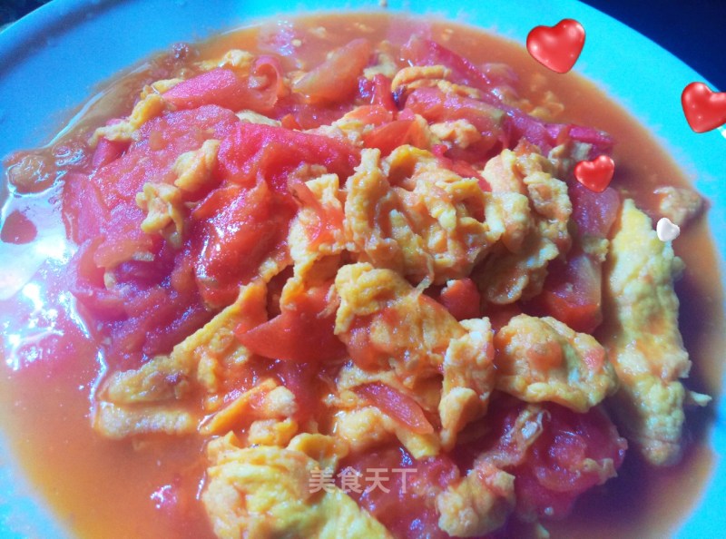 Scrambled Eggs with Tomatoes recipe