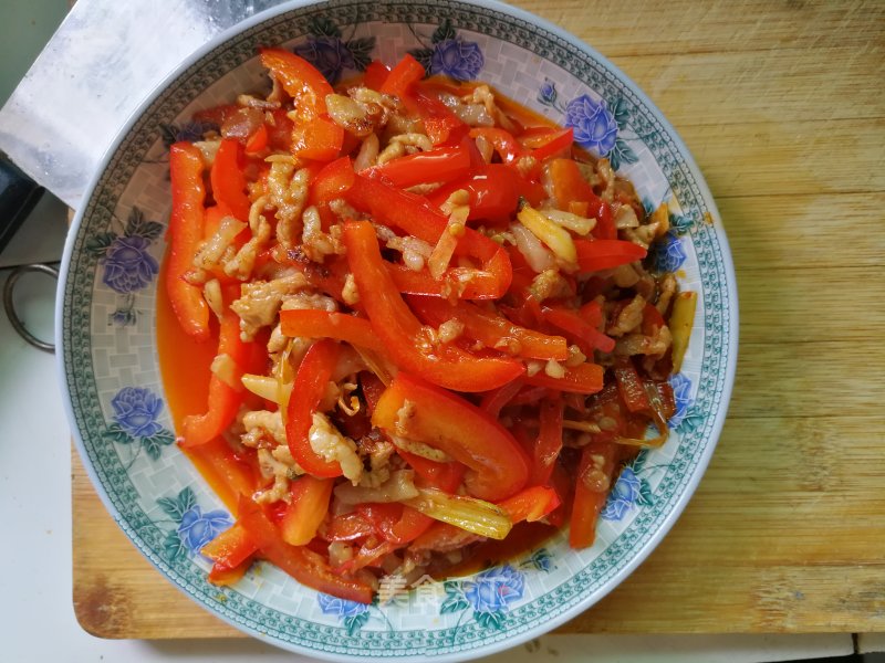Bell Pepper Shredded Pork recipe