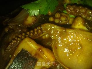 Fried Squid with Onion recipe