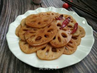 Hot and Sour Crispy Lotus Root Slices recipe