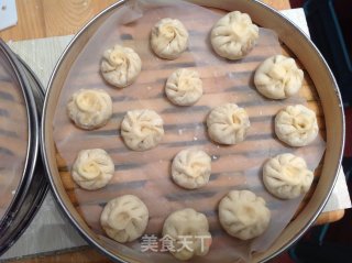 Chinese Cabbage Sausage Buns recipe