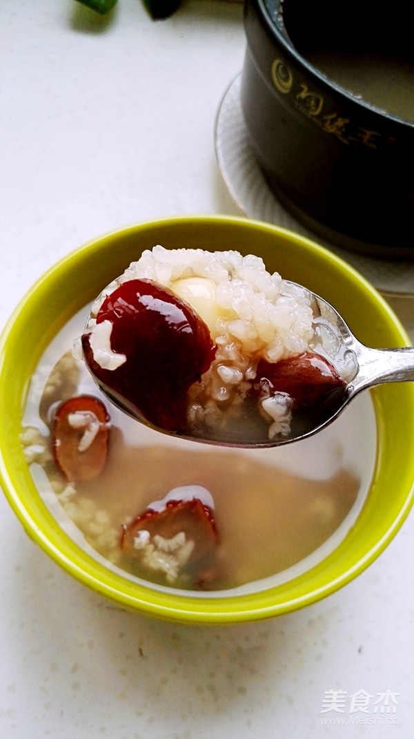 Black Peanut Lotus Seed Glutinous Rice Porridge recipe