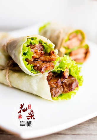 Barbecued Pork Burrito with Honey Sauce recipe