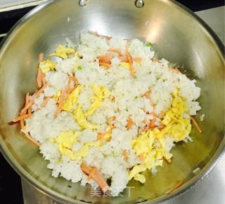 Fried Rice with Three Silky Eggs recipe