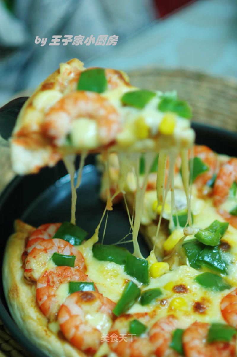 Supreme Shrimp Pizza recipe