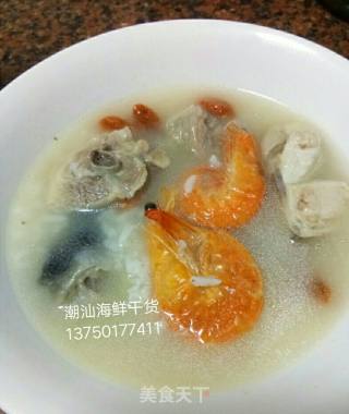 Shrimp and Chicken Congee recipe