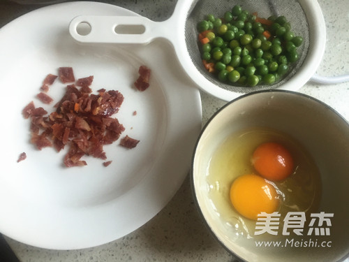 Fried Rice with Red Japonica Rice recipe