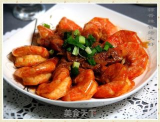 Private Kitchen "garlic Sweet and Spicy Braised Prawns" recipe