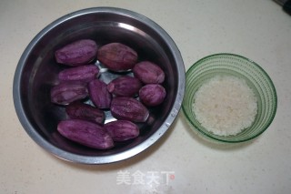 #trust的美#purple Potato Rice Paste recipe