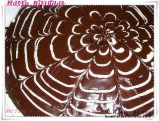 Birthday Cake @@给爸爸的 Chocolate Butter Cake recipe