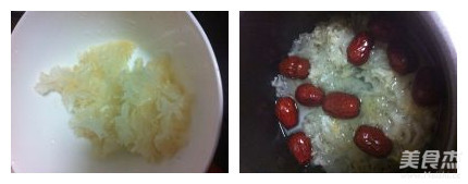 Red Dates, Longan, White Fungus Soup recipe
