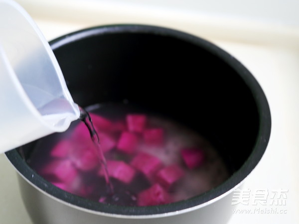 Black Rice and Purple Potato Porridge recipe