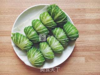 Fresh and Healthy Three Fresh Cabbage Rolls recipe