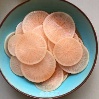 Sweet and Sour Radish Slices recipe