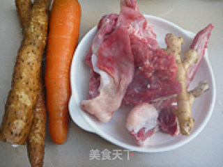 Yam Carrot Lamb Soup recipe