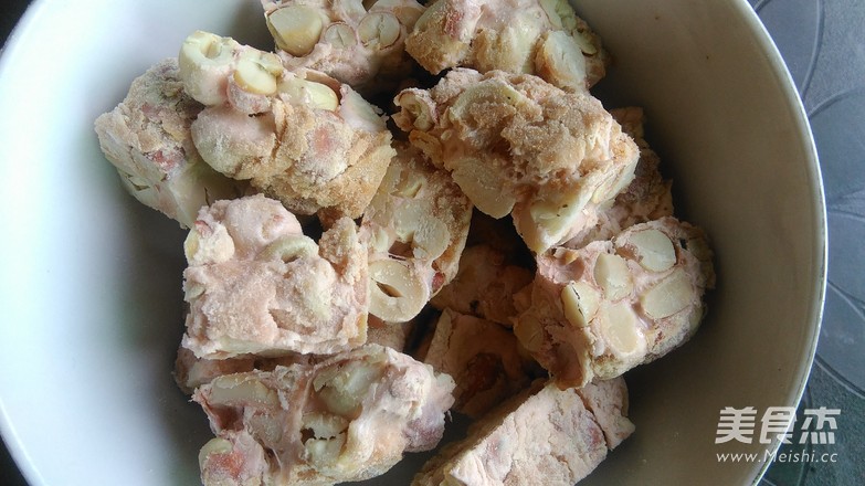 Homemade Colorful Peanut Candy recipe