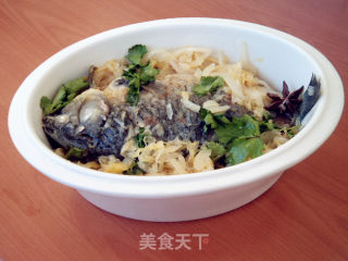 Carp with Sauerkraut recipe