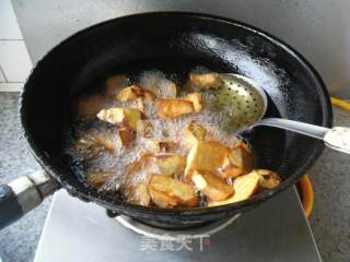 Deep-fried Sweet Potato Chunks recipe