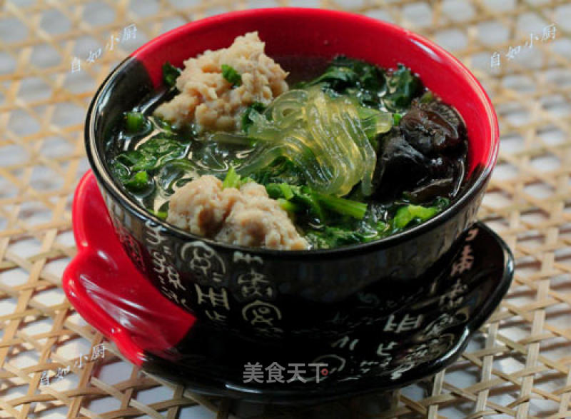 Spinach Meatball Soup recipe