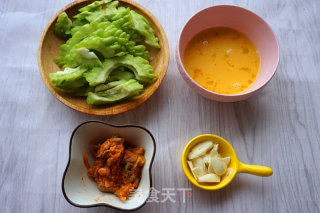 Stir-fried Bitter Gourd with Spicy Cabbage and Egg recipe