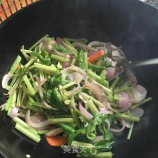 Vegetarian Fried Rice Cake recipe