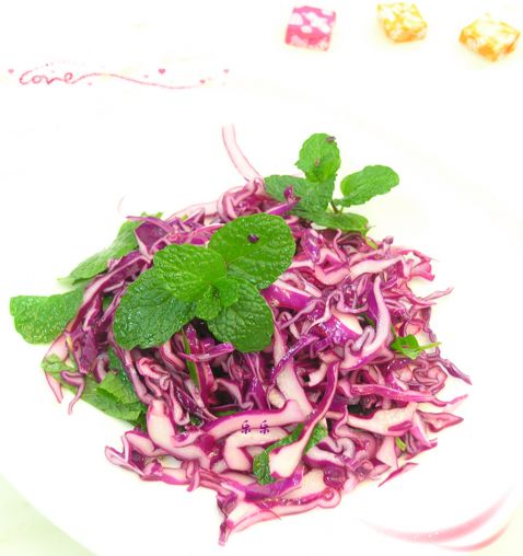 Purple Cabbage with Mint recipe