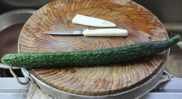 Minyi Cucumber Mix with Preserved Eggs recipe