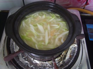 Jelly Scallops, Dried Shrimps and Vermicelli in Clay Pot recipe