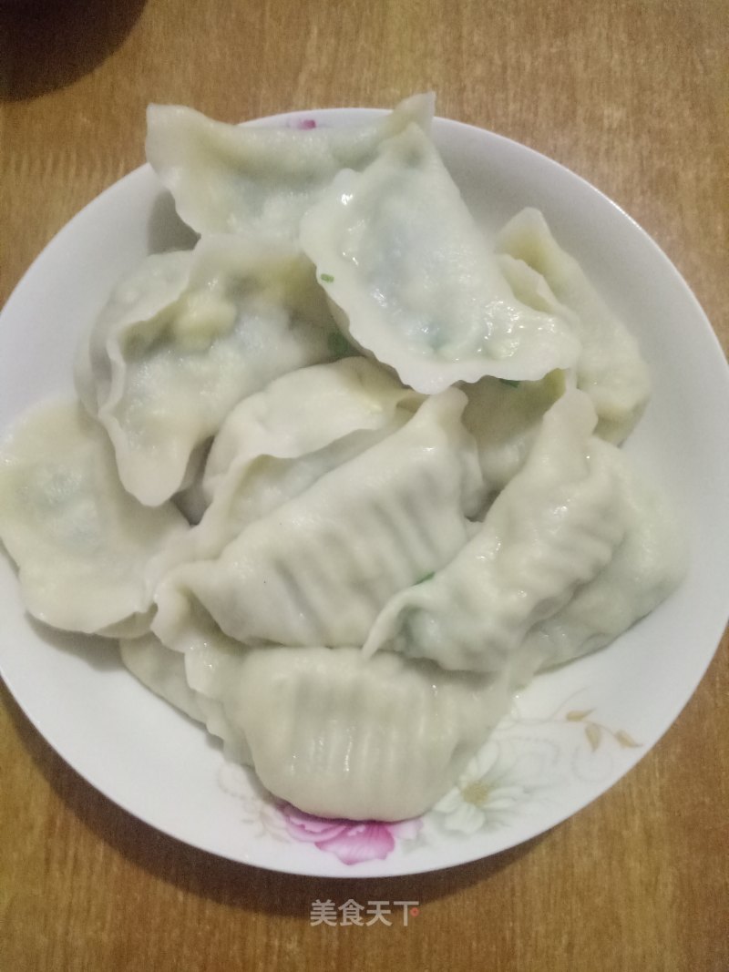 Leek and Egg Dumplings recipe