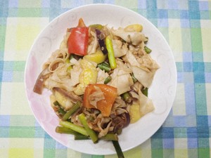 Xinjiang Fried Noodles recipe