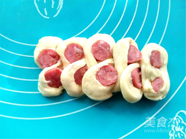 Ham Sausage Bread recipe