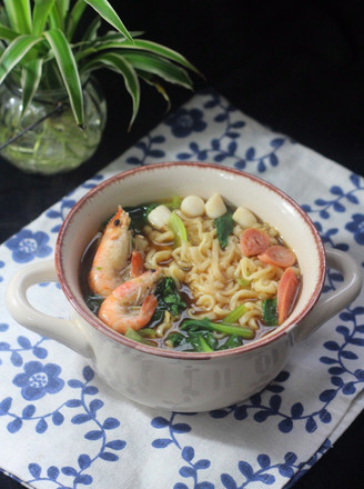 #中卓炸酱面#seafood Noodle Soup recipe