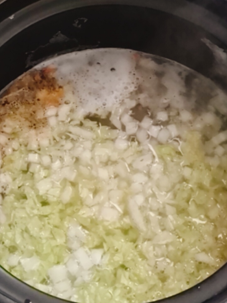 Ham and Cabbage Porridge recipe