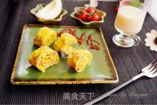 Japanese Style Thick Egg Yakisoba recipe