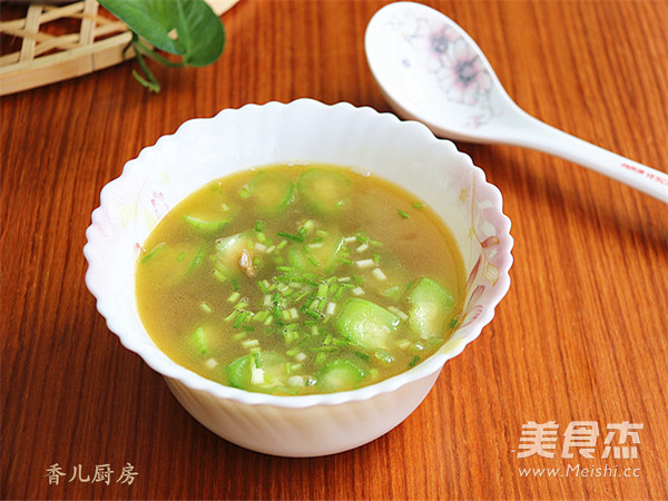 Loofah Kaiyang Soup recipe