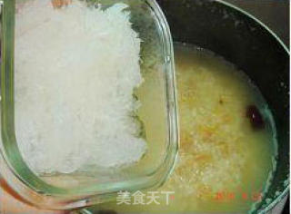 Congee with Scallop and Bird's Nest recipe
