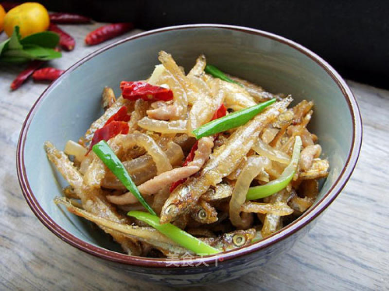 Rice Suffers -------------dried Fish Fried Crystal Skin recipe